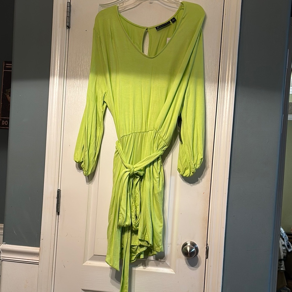 2/$30 New York & Company Green Romper Women’s 2X NWT